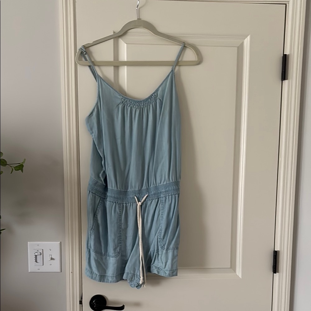 Light Blue Sleeveless Romper